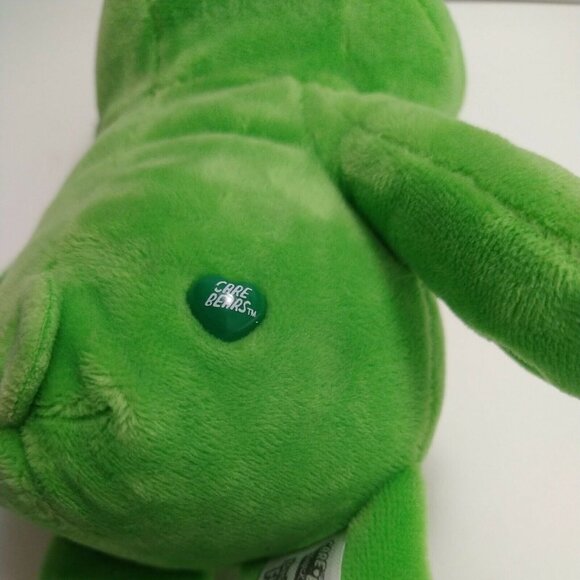 Care Bears Unlock The Magic Basic Fun Good Luck Teddy Bear Green Plush Toy 10 in - Picture 5 of 7